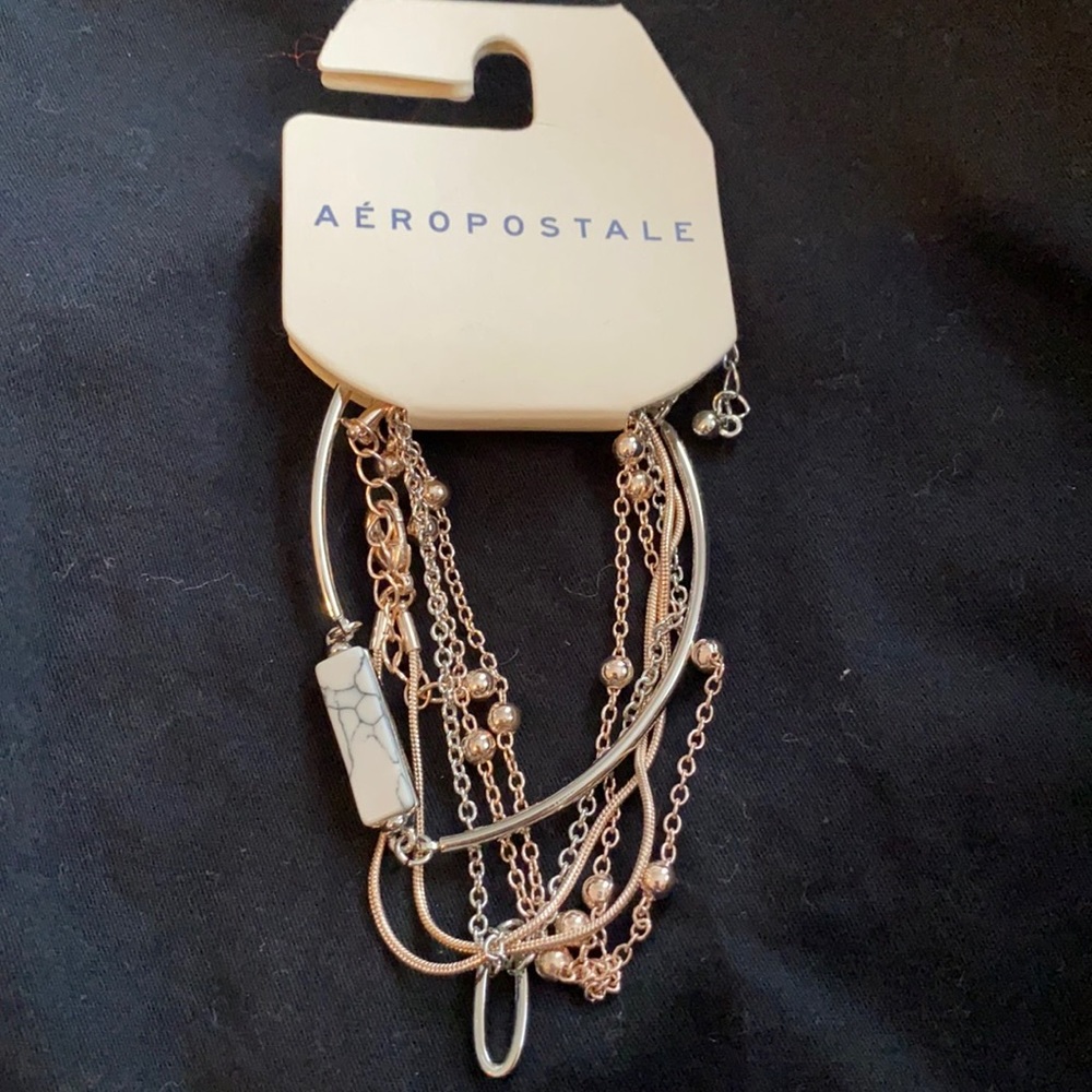 Aeropostale Bracelets in Rose Gold & Silver Tones